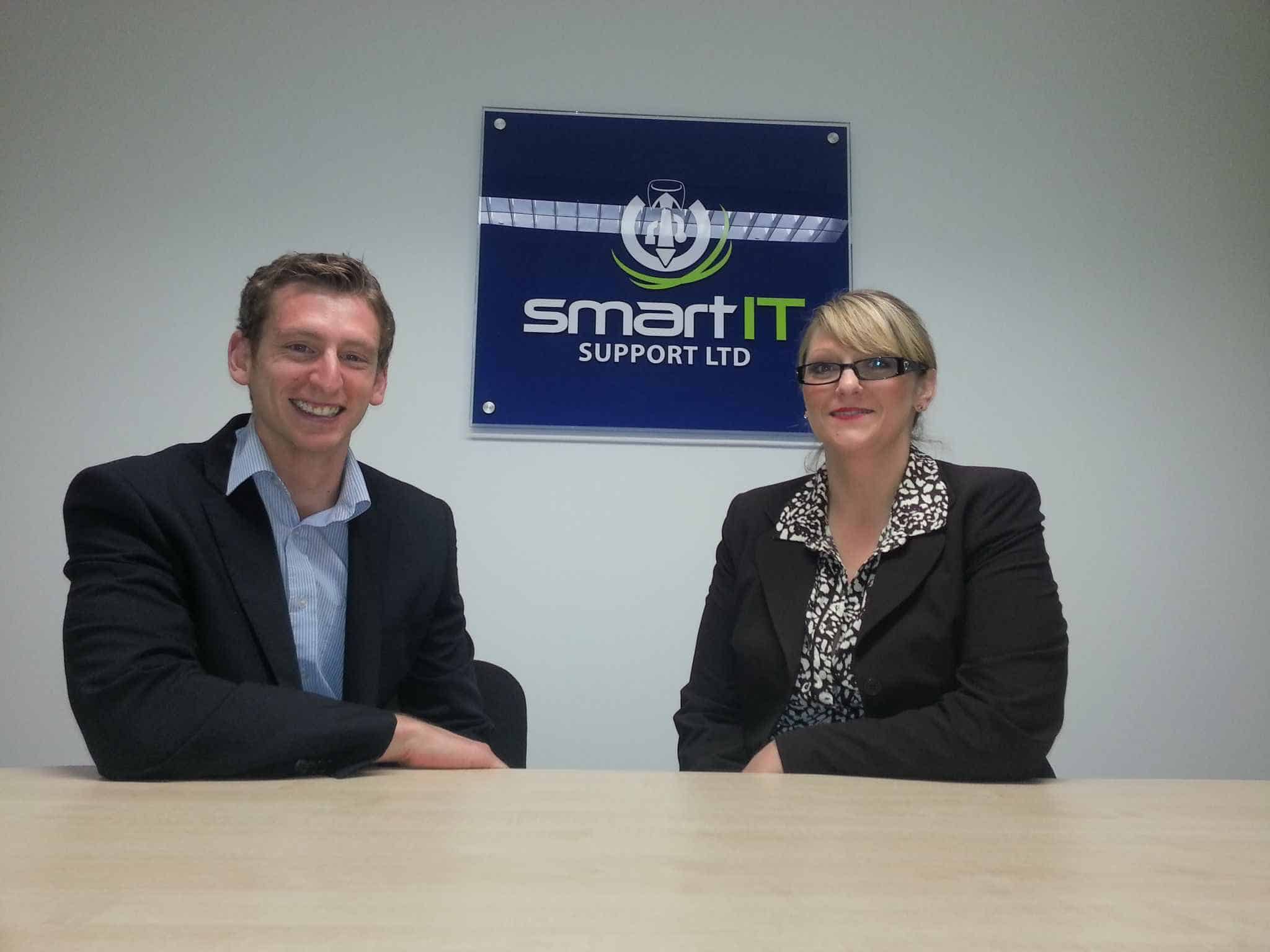 Two new recruits to the Smart IT Sales Team