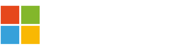 Microsoft 365 logo with cloud collaboration icons for business productivity.